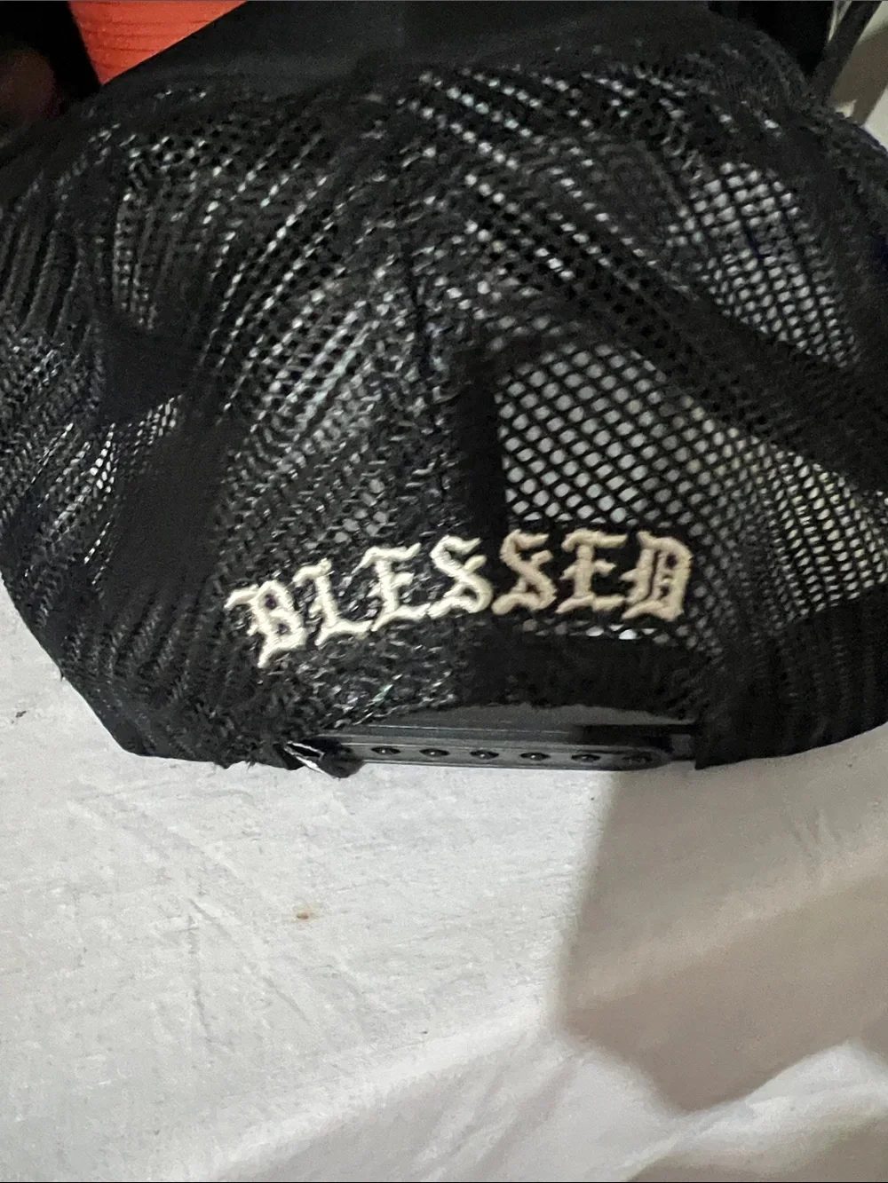 DGK Black Mesh Trucker Cap with White Inner Sweatband